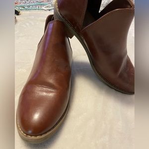 Brown ankle boots